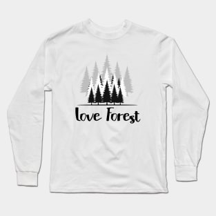 LOVER FOREST DESIGN Long Sleeve T-Shirt